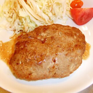 ヘルシーでうまみたっぷり♪焼きエノキバーグ